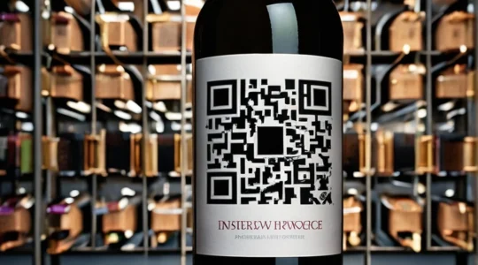 QR Codes sur les étiquettes de vin